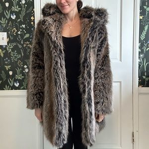 SpiritHoods Grey Wolf Fur